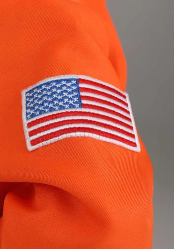 Vista 8 de Disfraz de Mono de Astronauta Naranja para Niños Pequeños Multicolor