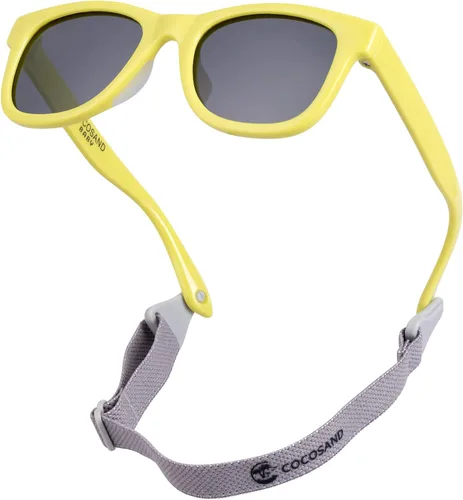 Vista 18 de COCOSAND Flexible Polarized Baby Sunglasses with Strap Beige