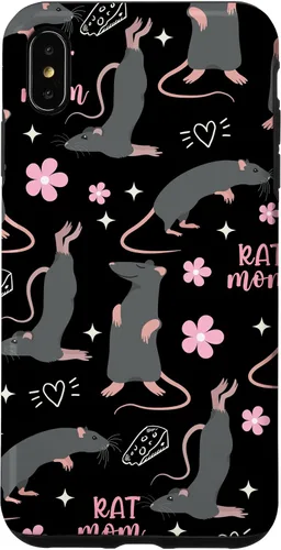 Vista 11 de Funda para iPhone 13 Pro Max Rat Mom Cute Rat Owner Keeper Pet Lover