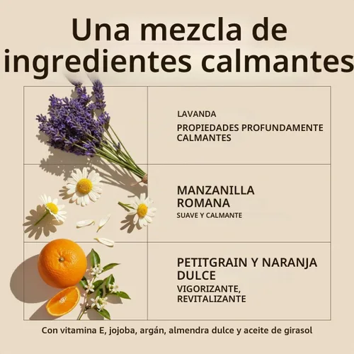 Vista 3 de Gya Labs - Aceite de masaje calmante de lavanda y manzanilla para terapia