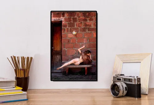 Vista 3 de Esmeralda Remembrance, Original handmade Fine Art Nude, photography printed and signed by Walter Bosque