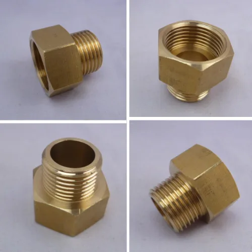 Vista 3 de Adaptador de tubo de válvula de llenado de inodoro, rosca hembra de 7/8 pulgadas a rosca macho de 1/2 pulgada, conexión de adaptador de tubería