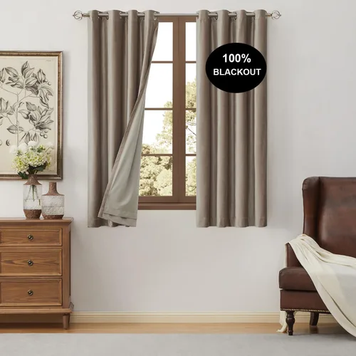Vista 34 de BULBUL Cortinas de terciopelo 100% opacas negro oro, cortinas modernas con forro de 63 pulgadas de largo, cortinas térmicas con ojales para sala
