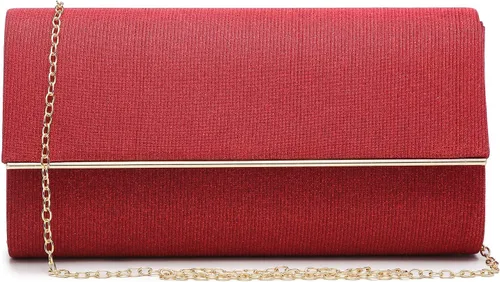 Vista 9 de Dasein Bolso de noche para mujer, bolso de mano con purpurina para boda, bolso de novia brillante para cóctel, fiesta, baile de graduación