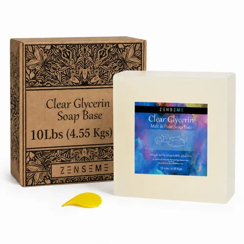 Vista 12 de Base de jabón de leche de cabra de 10 LBS Kit de suministros para derretir y verter para hacer jabón - Sin SLS/SLES y PEG Ingredientes orgánicos