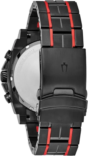 Vista 3 de Bulova Reloj de cuarzo con pantalla analógica 98B313 para hombre Negro - 98B313