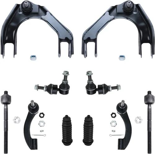 Vista 129 de Detroit Axle - Kit de suspensión delantera de 10 piezas para Chevrolet Trailblazer GMC Envoy 2004-2007 2005 2006 Soportes de brazo de control