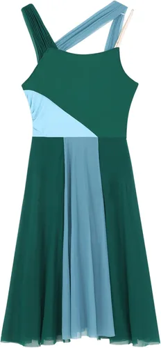 Vista 3 de Vestido de ballet lírico para mujer, camisola, leotardo, falda de tul, disfraz de baile moderno, ropa de baile