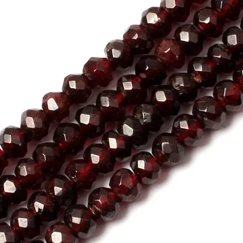 Vista 8 de GEM-Inside Roundell - Cuentas espaciadoras sueltas de cristal natural facetado para soporte, collar, aretes, hacer adultos de 15 pulgadas