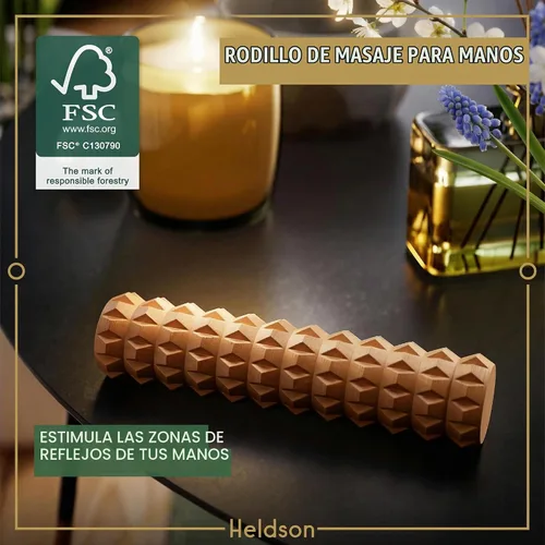 Vista 5 de WAUSTOMAY Juego de 6 masajes de madera (incluye instrucciones (idioma español no garantizado) y tarjetas de doble cara con bolsa de algodón