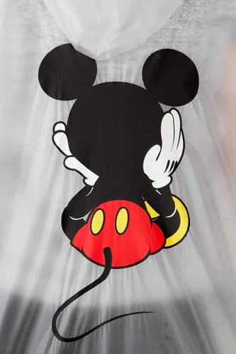 Vista 7 de Disney Mickey Mouse - Poncho de lluvia con capucha estampado unisex para adultos