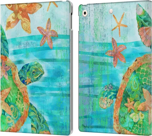 Vista 17 de Head Case Designs Funda de piel con licencia oficial de Paul Brent Agate Mermaid Coastal Book Wallet compatible con Apple iPad 10.2 2019/2020/2021