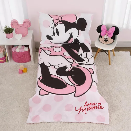 Vista 13 de Disney Ariel Sea Garden - Juego de cama para niños pequeños de 4 piezas - Edredón, sábana bajera, sábana encimera, funda de almohada reversible