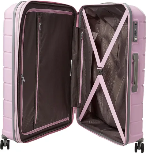 Vista 53 de Samsonite Freeform – Maleta rígida, expandible con ruedas dobles giratorias, Blanco