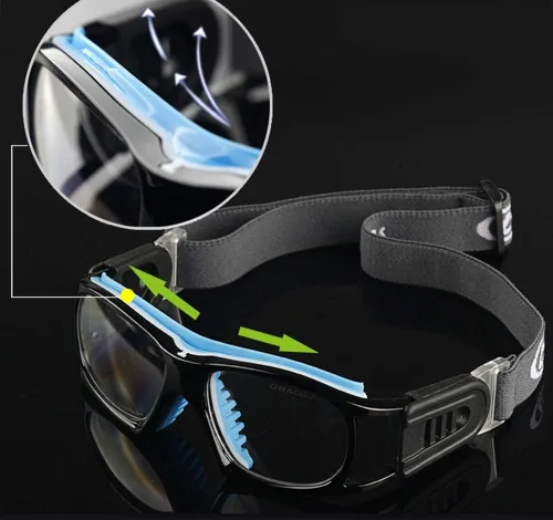 Vista 4 de Basketball Sports Goggles Safety Protective Glasses for Adults Youth Football Volleyball Training Soccer Hockey Rugby