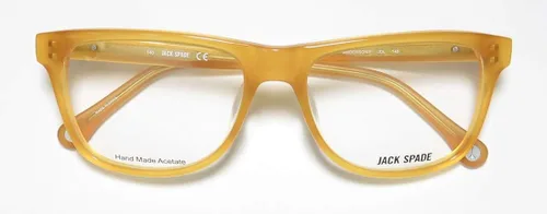 Vista 2 de Jack Spade Anderson - Gafas de sol para hombre diseño clásico con borde completo amarillo