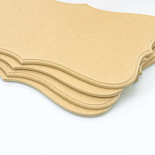 Vista 3 de Paquete de 16 placas de madera MDF sin terminar, 8 x 12 pulgadas, letreros de madera MDF biselada para manualidades, quema, pintura y grabado