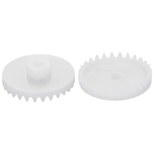 Vista 4 de Othmro 50 engranajes de plástico, 28 dientes, modelo C282A, engranajes de plástico para motor robot de coche RC