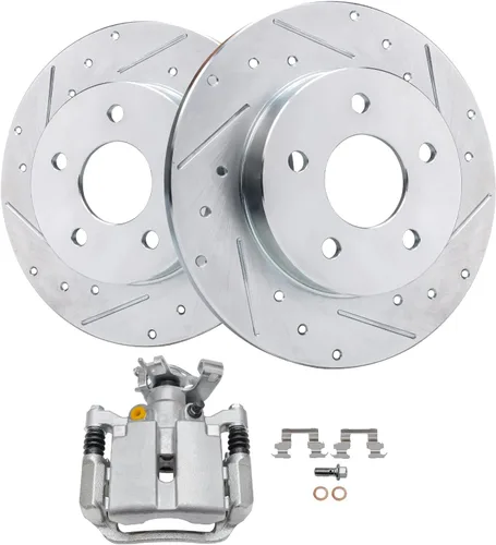Vista 11 de Detroit Axle - Kit de freno trasero para Chevy GMC Silverado Sierra Suburban Yukon XL 1500 Astro Tahoe Safari Rotores de freno de disco Reemplazo