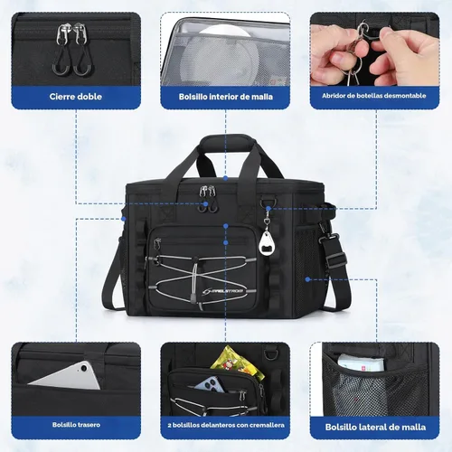 Vista 4 de Maelstrom 30/40 Can Soft Cooler Bag, Leakproof Insulated Ice Chest