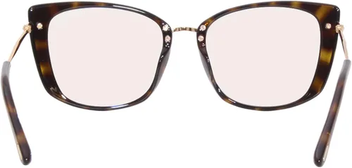 Vista 4 de Gafas Tom Ford FT 5816 -B 052 Shiny Classic Dark Havana, oro rosa, tronco "t
