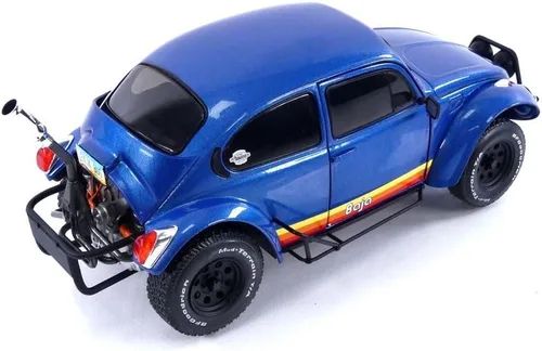 Vista 9 de Motor city classics Volkswagen Beetle Baja - Azul Metálico - 1975