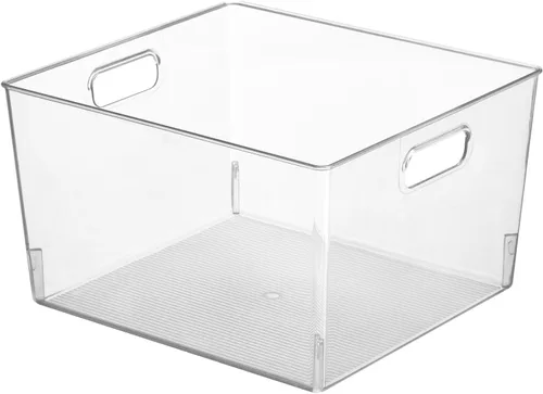 Vista 7 de mDesign - Cubo de basura de plástico con asas