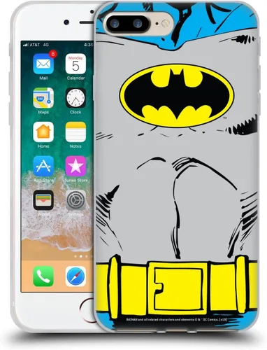 Vista 26 de Head Case Designs Funda de gel con licencia oficial de Batman DC Comics Bat Signal Logos [protección de grado militar] compatible con Apple iPhone 7