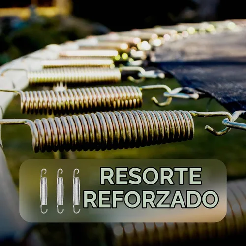 Vista 3 de 72 resortes de repuesto para trampolín con gancho en T de acero inoxidable resistente