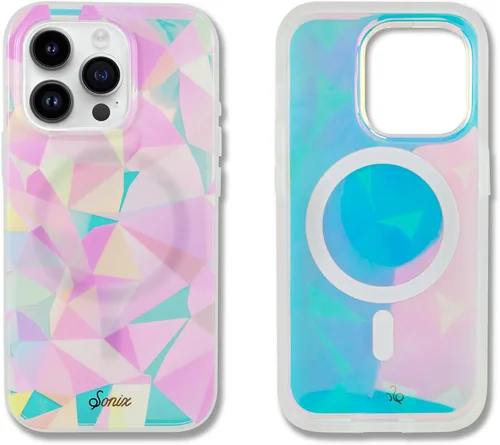 Vista 75 de Sonix Funda para iPhone 15 Pro Compatible con MagSafe Probada contra caídas de 10 pies Transparente