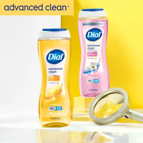 Vista 9 de Dial Gel de baño, complejo Hydraclean y vitamina E, dorado, 16 onzas