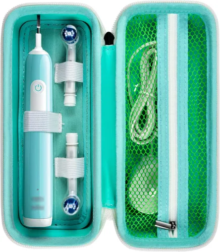 Vista 12 de Funda rígida de viaje para cepillo de dientes compatible con Oral-B Pro 1000, 2000, 3000, 3500, 1500/ para cepillo de dientes eléctrico Philips