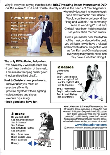 Vista 2 de Wedding Dance DVD - easy classic slow dance