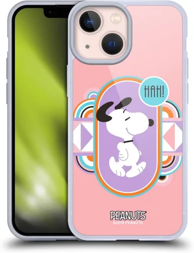 Vista 172 de Head Case Designs Snoopy Deco Dreams - Funda de gel suave con licencia oficial de Peanuts Blue Pattern compatible con Apple iPhone 7 Plus/iPhone 8