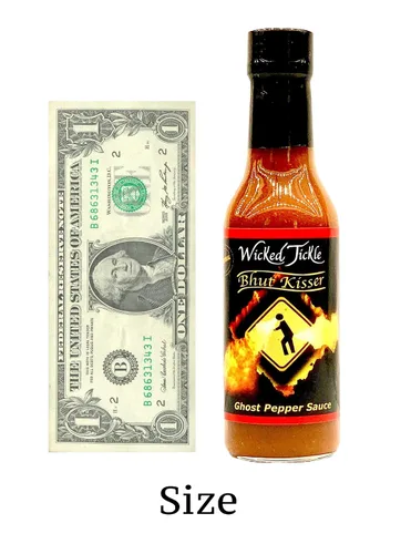 Vista 7 de Ghost Pepper Hot Sauce Wicked Tickle Bhut Kisser Very Hot Salsa ganadora del premio