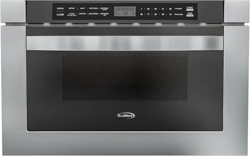 Vista 13 de KoolMore Reserve 24 pulgadas 1.6 pies cúbicos Horno microondas de convección integrado con 10 niveles de potencia, cocinado por sensor, hornear