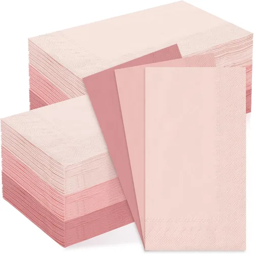 Vista 25 de Whaline Paquete de 150 Servilletas de Papel Azules de 6.5 x 6.5 Pulgadas, 3 Colores, Servilletas de Almuerzo con Temática Azul, Servilletas de Papel