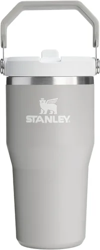 Vista 89 de STANLEY IceFlow 2.0 - Vaso con pajilla abatible con asa, 30 onzas, tapa giratoria y popote abatible, botella de agua a prueba de fugas, acero Tiza