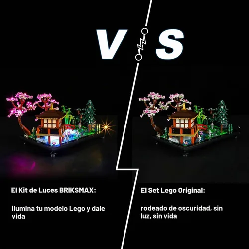 Vista 9 de BRIKSMAX Kit de iluminación LED para Lego Tranquil Garden (versión mejorada)- Compatible con Lego Icons 10315 Modelo de bloques de construcción,
