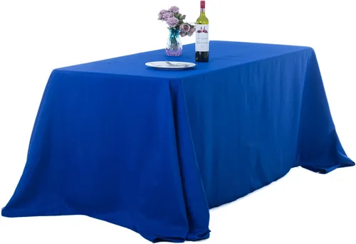 Vista 55 de Ascoza Paquete de 2 manteles cuadrados negros de tela de poliéster de 52 x 52 pulgadas para bodas, banquetes, restaurantes y fiestas