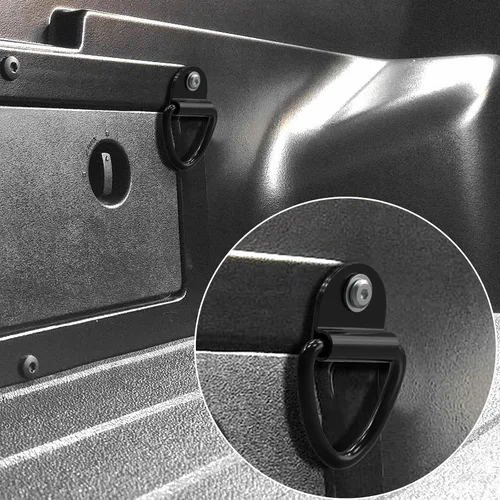 Vista 4 de 12 Piezas de Anclajes de Amarre de Anillo en V de 2" de Diámetro de Acero Anclaje de Anillo en V de Perno para Remolque para Remolque, Carga