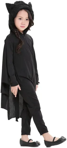 Vista 4 de Disfraz Unisex de murciélago para niños