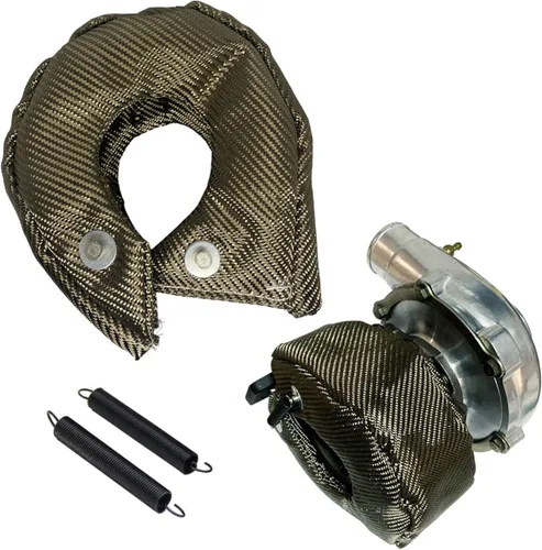 Vista 6 de Fibra de carbono t3 turbo manta escudo calor turbocompresor manta sujetador primavera para T25 T28 GT25 GT28 GT30 GT32 GT35 CT26 turbina con muelles