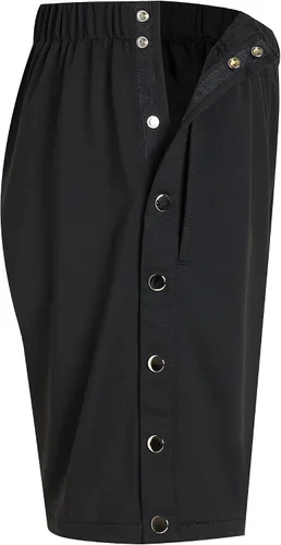 Vista 7 de Pantalones cortos deportivos unisex para hombres y mujeres, pantalones cortos de recuperación con bolsillos para después de la cadera y la rodilla