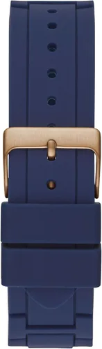 Vista 3 de GUESS Reloj analógico con esfera azul unisex para adultos, GW0058G3, Azul