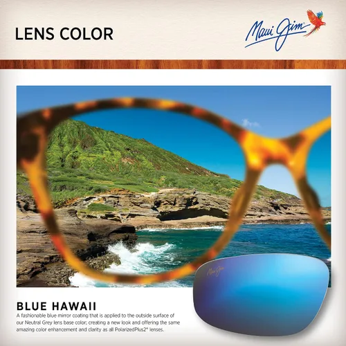 Vista 5 de Maui Jim Women's Kou Polarized Cat Eye Sunglasses