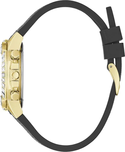Vista 2 de GUESS 36mm Stainless Steel Watch with Baguette Crystals