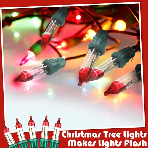 Vista 4 de WILLBOND 6 mini bombillas de repuesto para luces intermitentes de Navidad de 3.5 V/0.17 A, luces incandescentes de repuesto, bombillas de flash