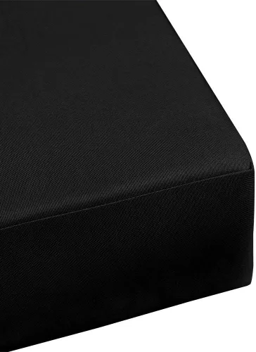 Vista 3 de *Solo funda*-Funda para sábana bajera ajustable para sofá cama de 6 pulgadas, borde de cuchillo, tamaño individual-AD109