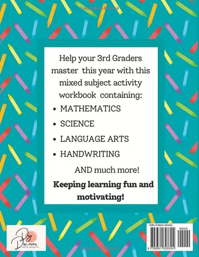 Vista 2 de 3rd Grade mixed workbook for ages 7-9 Vol 2 3rd and 4th grade science workbook, Math textbook, Grammar & Handwriting practice, Homeschool 3rd Grade